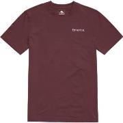 T-shirt Emerica LOCKUP SS TEE BURGUNDY