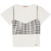 T-shirt enfant Liu Jo T-shirt en coton avec strass