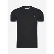 T-shirt Lyle &amp; Scott 2 Pack t-shirt uni - noir de jais - blanc