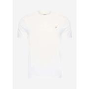 T-shirt Farah T-shirt Danny reg - blanc