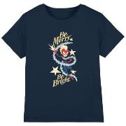 T-shirt enfant Captain Marvel Be Merry Be Bright