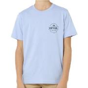 Polo enfant Rip Curl M_STAPLE TEE -BOY