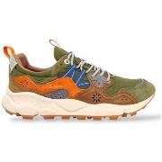 Baskets Flower Mountain Baskets Yamano 3 Homme Militare/Brown