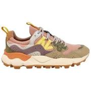 Baskets Flower Mountain Baskets Yamano 3 Canvas Femme Light Brown/Rose