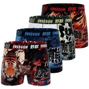 Boxers Freegun Lot de 4 boxers enfant Manga Animals