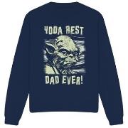 Sweat-shirt Disney Yoda Best Dad