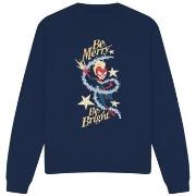 Sweat-shirt Captain Marvel Be Merry Be Bright