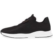 Baskets Isotoner Baskets Confort Homme Slip-on lacets Noir/Blanc