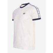 T-shirt Fred Perry T-shirt à rayures - blanc neige