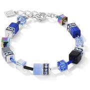 Bracelets Coeur De Lion Bracelet GéoCube bleu cobalt