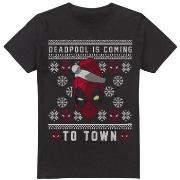 T-shirt Deadpool Coming To Town