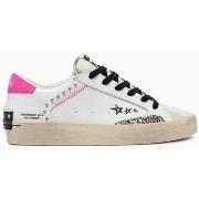 Baskets Crime London - Sneakers DISTRESSED Rose