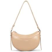 Sac à main LANCASTER Sac demi lune Zippé Suave Ace 433-28 Beige Foncé