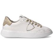 Baskets Philippe Model BTLD VG12 TEMPLE LOW-VEAU GLITTER BLANC ORO