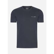 T-shirt Lyle &amp; Scott T-shirt brodé - marine foncé blanc