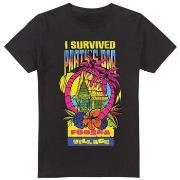 T-shirt Dessins Animés I Survived Party's Bar