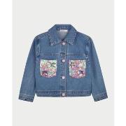 Blouson enfant Billieblush Veste en jean avec poche à paillettes