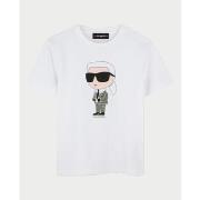 T-shirt enfant Karl Lagerfeld T-shirt pour enfants avec imprimé