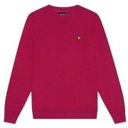 Pull Lyle &amp; Scott KN2110V MERINO CREW-X23. RICH BURGUNDY