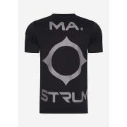 T-shirt Ma.strum T-shirt surdimensionné avec logo au dos - noir