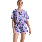 Pyjamas / Chemises de nuit Lisca Pyjama short chemise manches courtes ...