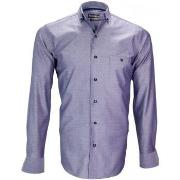 Chemise Emporio Balzani chemise fil a fil firenze blanc