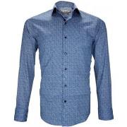 Chemise Emporio Balzani chemise stretch benedetto bleu