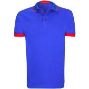 Polo Andrew Mc Allister polo mode marcone bleu roi