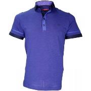 Polo Andrew Mc Allister polo bi-matiere folkerstone bleu marine