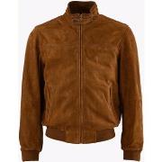 Blouson La Canadienne Blouson confort velours tabac-047496