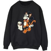 Sweat-shirt Disney Cat Trick Or Treat