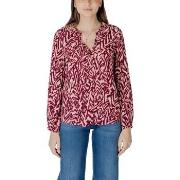 Blouses Street One Buttoned tunic blouse w collar 345323