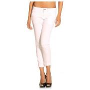 Collants Guess Pantalon BERTA CHINO rose pale