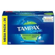 Soins corps &amp; bain Tampax COMPAK tampón super 36 u