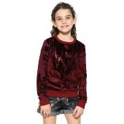 Sweat-shirt enfant Desigual Sweat Fille Swift Burdeos Rouge 17WGSK24