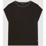 Chemise Teddy Smith Tee Shirt BROOKE Noir