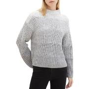 Pull Tom Tailor Pull MAILLE Grey Gardient