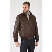 Blouson Smarty Blouson confort agneau marron-048566