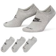 Socquettes Nike Everyday Plus Cushioned X 3 / Gris