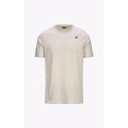 T-shirt K-Way T-shirt Odom Ascii beige-048538