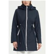 Manteau Kebello Parka Mi Longue Marine F