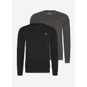 Pull Lyle &amp; Scott Sweat-shirt à col ras du cou Bundle - noir de ja...