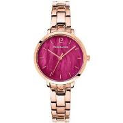 Montre Pierre Lannier AURA Cadran Framboise Bracelet