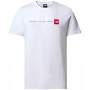 T-shirt The North Face NF0A87NS M SS NSE TEE-FN41 WHITE