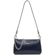 Sac Bandouliere LANCASTER Sac trotteur Zippée Suave Even 433-14 Bleu F...