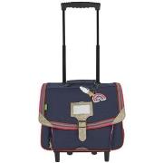 Cartable Tann's Cartable Trolley Leila Ref 60786 Bleu 38*29*15 cm