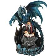 Statuettes et figurines Signes Grimalt Magicien Avec Dragon