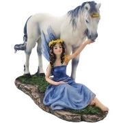 Statuettes et figurines Signes Grimalt Fée Avec Licorne