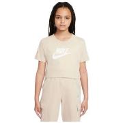 T-shirt enfant Nike TEE SHIRT G NSW TEE CROP FUTURA HBR - SANDDRIFT - ...