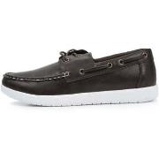 Baskets Isotoner Mocassin Homme bateau Marron